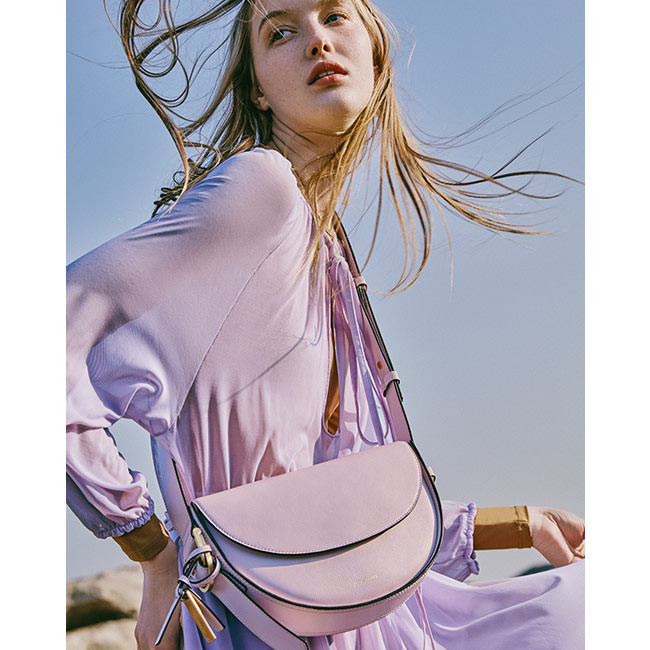 JOY GRYSON - SIERRA FLAP SHOULDER BAG (PINK SAND)